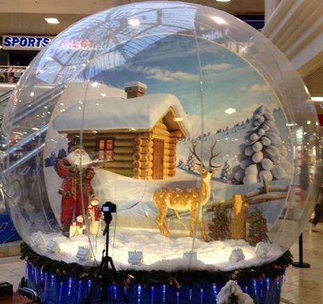 Giant Snow Globe, Custom Snow Globe, Giant Inflatable Snow Globe, Life  Size Snow Globe